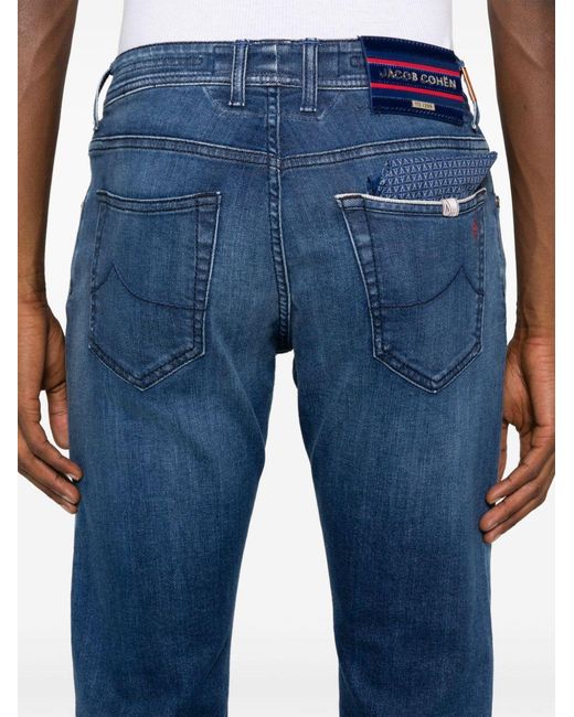 Jacob Cohen Blue Nick Limited Edition Super-Stretch Jeans for men