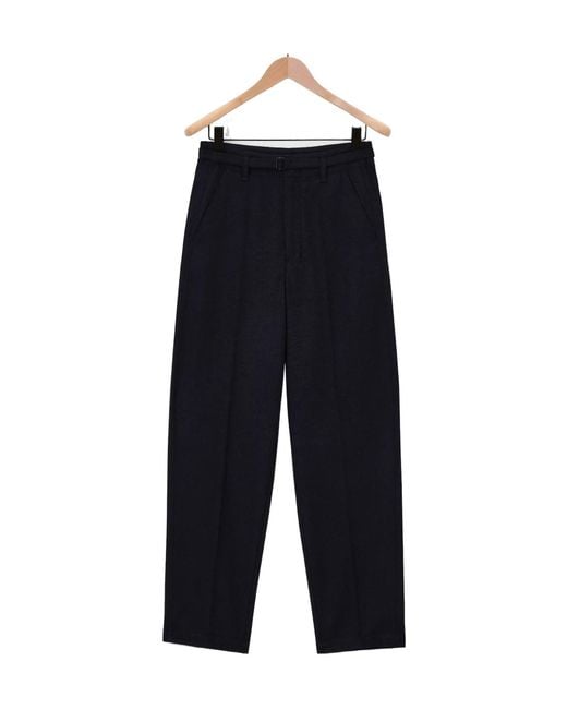 Lemaire Blue Straight-Leg Tailored Trousers