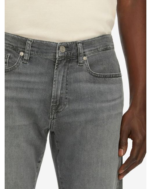 FRAME Gray Mid-Rise Straight-Leg Jeans for men