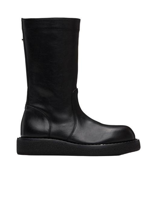Ann Demeulemeester Black Kasi Mid-Calf Boots