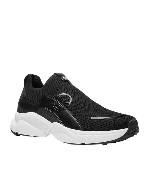 MICHAEL Michael Kors Black Sami Stretch Knit Sneakers