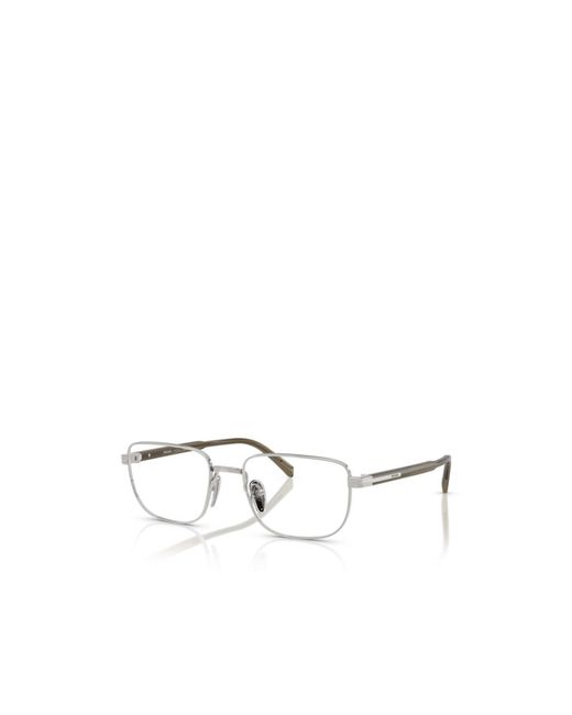 Prada Natural Eyewear Rectangular Frame Glasses for men