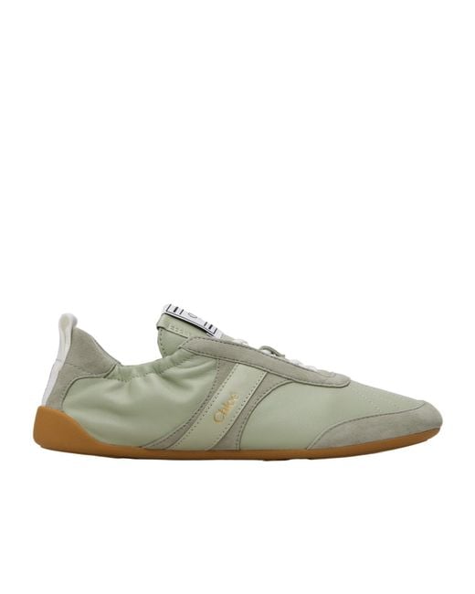 Chloé Green Kick Sneakers