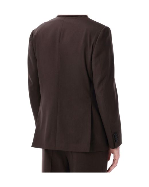 Lardini Black Soiree Double-Breasted Smoking Blazer for men