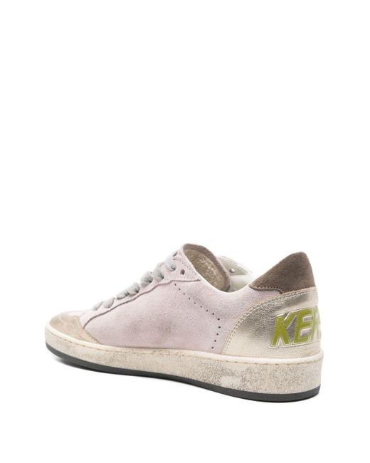 Golden Goose Deluxe Brand White Ballstar Low-Top Sneakers