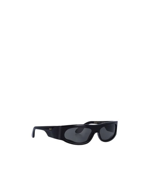 Retrosuperfuture White Pharoah Irregular Frame Sunglasses for men
