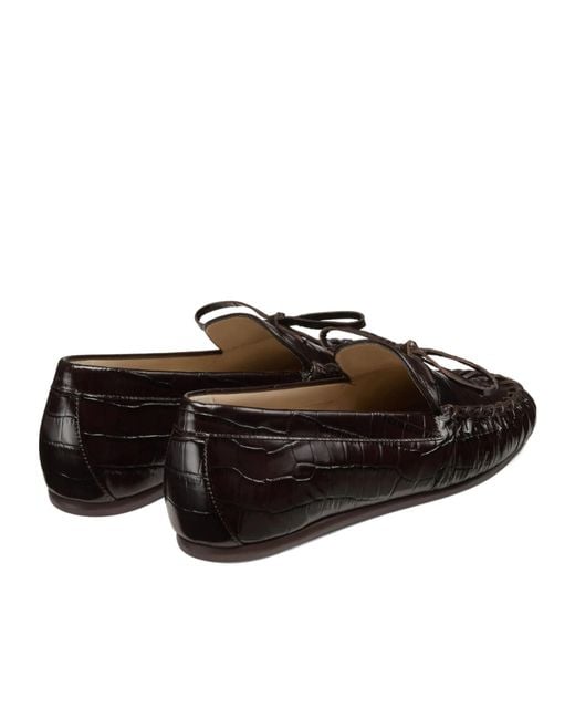 Stuart Weitzman Black Britt Bow Loafer