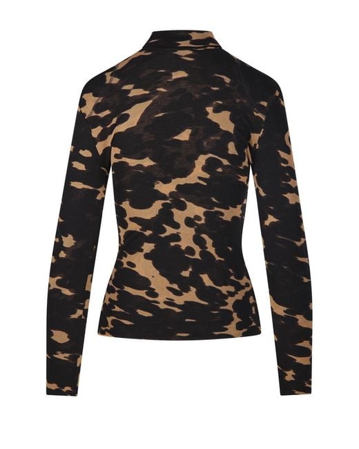 Nanushka Black Nayeli Long Sleeved Top