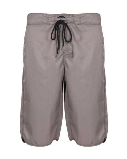 Jil Sander Gray Drawstring Bermuda Shorts for men