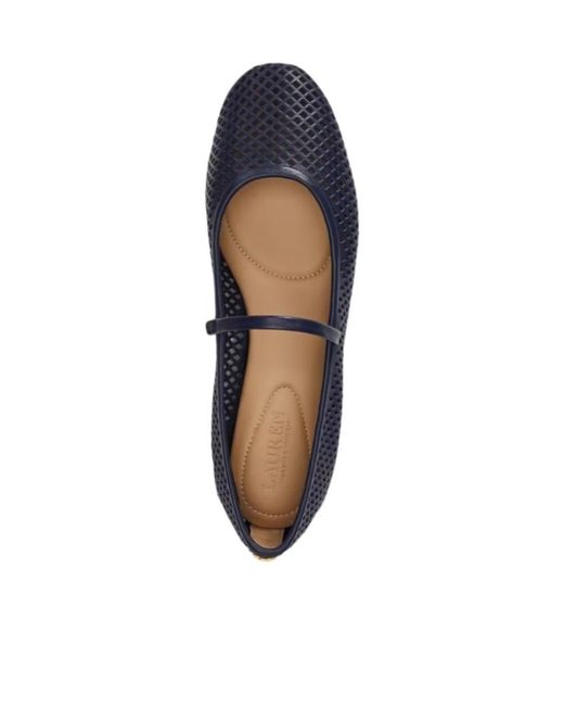 Ralph Lauren Blue Jayna Ballet Flats