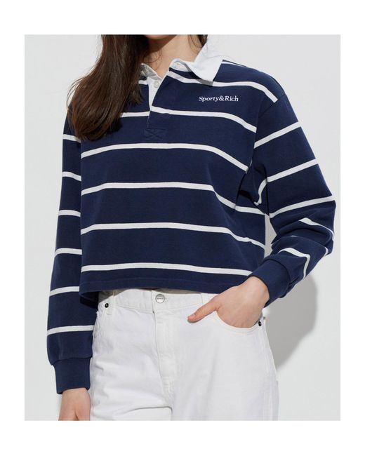 Sporty & Rich Blue Polo Shirts
