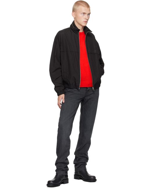 AMI Black Ami Alexandre Mattiussi Windbreaker for men