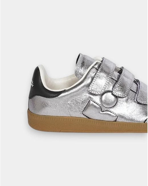 Isabel Marant White Beth Low-Top Sneakers
