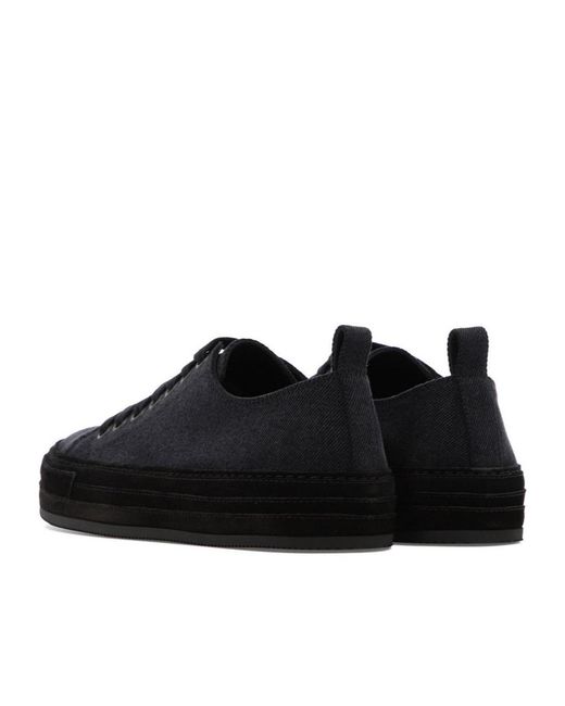 Ann Demeulemeester Black Gert Low-Top Sneakers