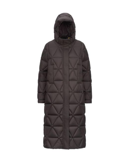 K-Way Brown Long-Sleeved Down Jacket