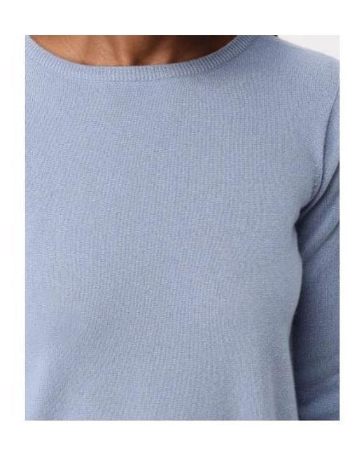 Max Mara Blue Long-Sleeved Sweater