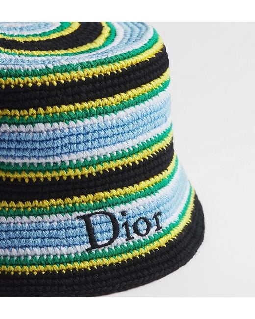 Dior Green Iviera Bucket Hat for men