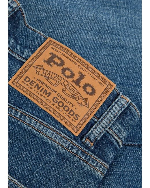 Polo Ralph Lauren Blue Straight-Leg Jeans