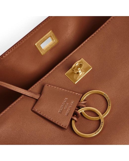 Balenciaga Brown Rodeo Small Top Handle Bag