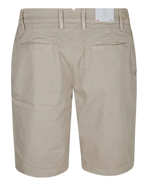 Eleventy Gray Wide Leg Shorts for men