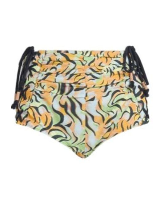 Marni White Printed Organic Poplin Hot Pants