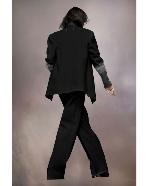 Maison Margiela Black Gabardine Blazer