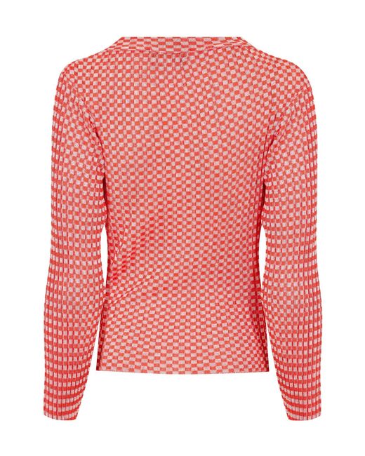 Jean Paul Gaultier Red Long Sleeve T-Shirt