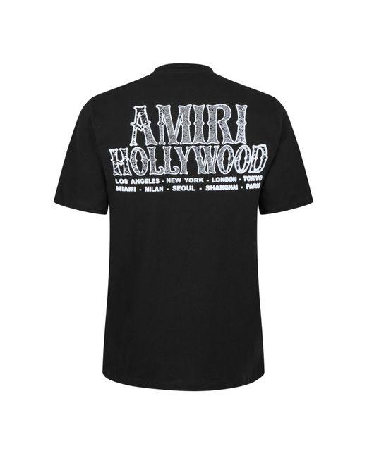 Amiri Black Short-Sleeve T-Shirt for men