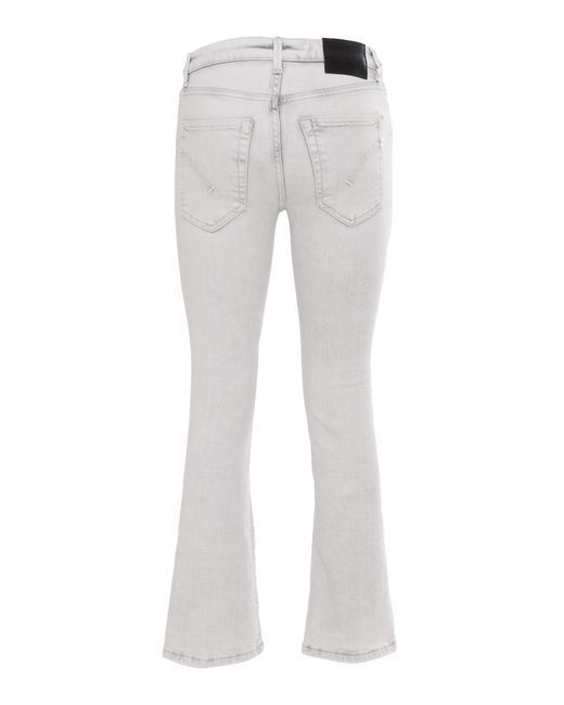 Dondup Gray Mandy Flared Trousers
