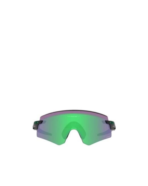 Oakley Green Encoder Oversize-Frame Sunglasses for men