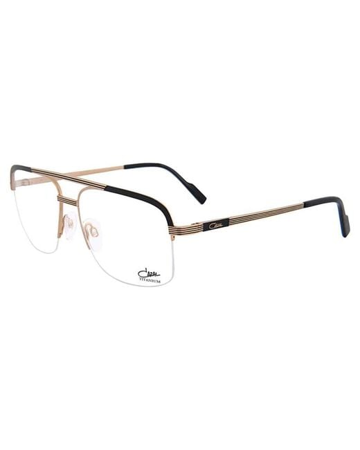 Cazal Metallic Pilot-Frame Eyeglasses for men