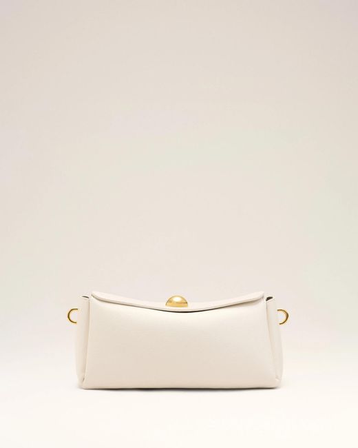 AMI Natural Logo Engraved Shoulder Bag for men