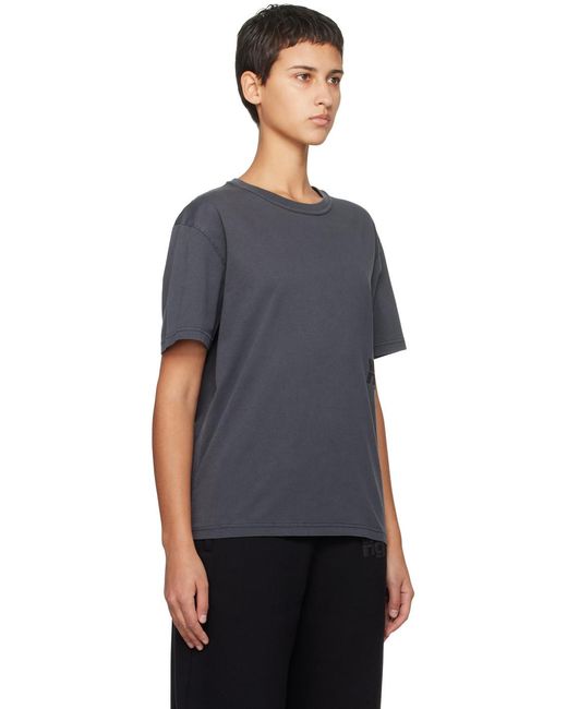 Alexander Wang Blue T By Crewneck Short-Sleeved T-Shirt