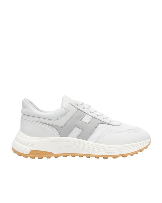 Hogan White Hyperlight Lace-Up Sneakers for men