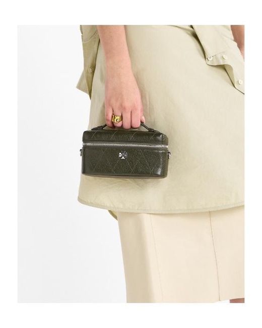 Tory Burch Green Quilted Shoulder Bag