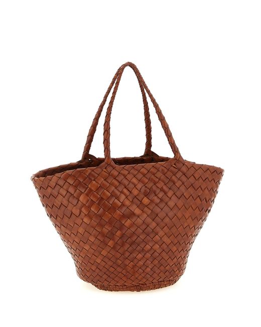 Dragon Diffusion Egola Woven Tote Bag in Brown | Lyst UK
