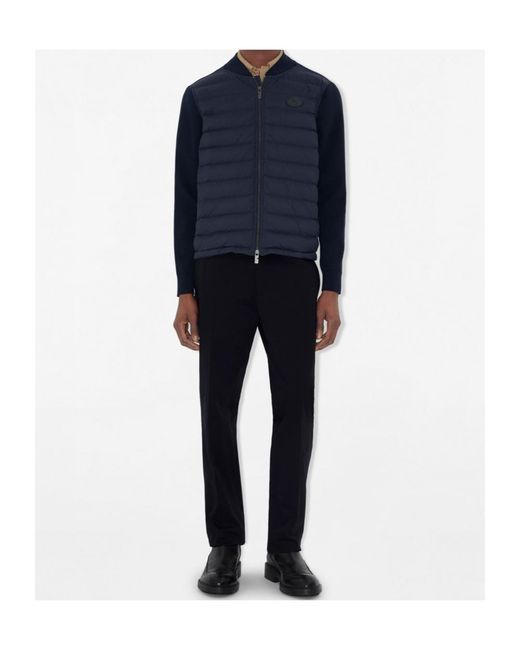 Burberry Blue Cotton Chinos for men