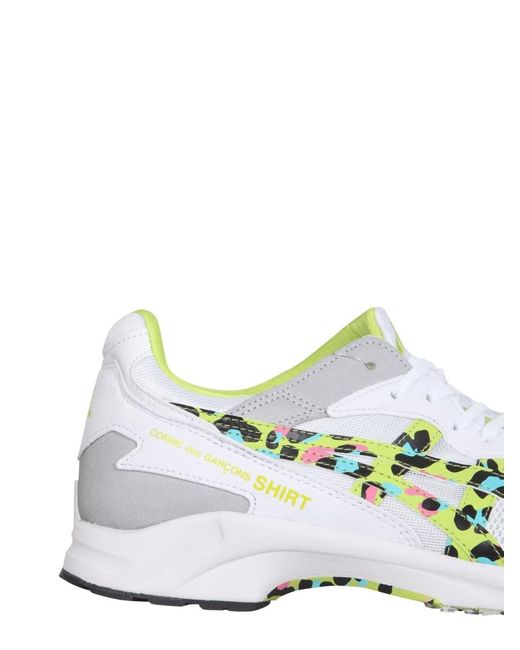 Comme des Garçons Metallic Comme Des Garçons Shirt X Asics Tarther Panelled Sneakers for men