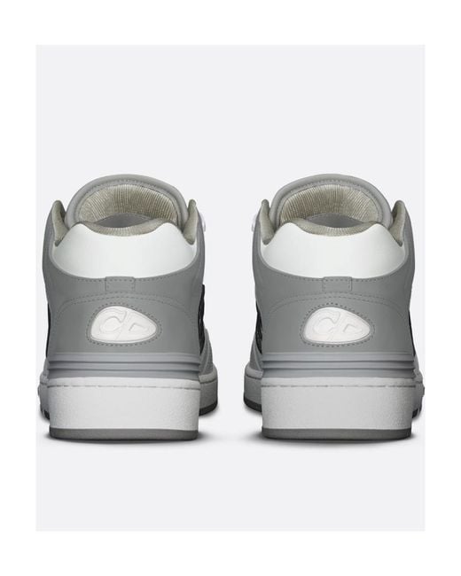Dior White Homme B57 Mid-Top Sneakers for men
