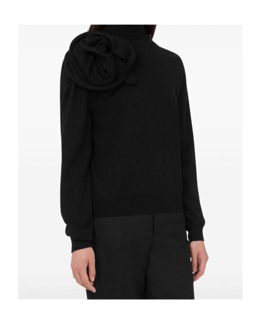 MOSCHINO フラワープリント トップス　EU38 Moschino 3D Flower Jumper in Black | Lyst