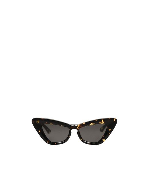 Burberry Black Tortoiseshell Cat-Eye Sunglasses