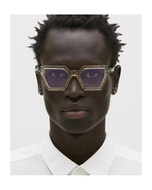 Kuboraum White Full-Rimmed Plano Lenses for men