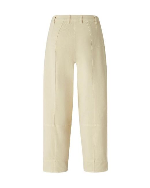 Pinko Natural Straight-Leg Pants