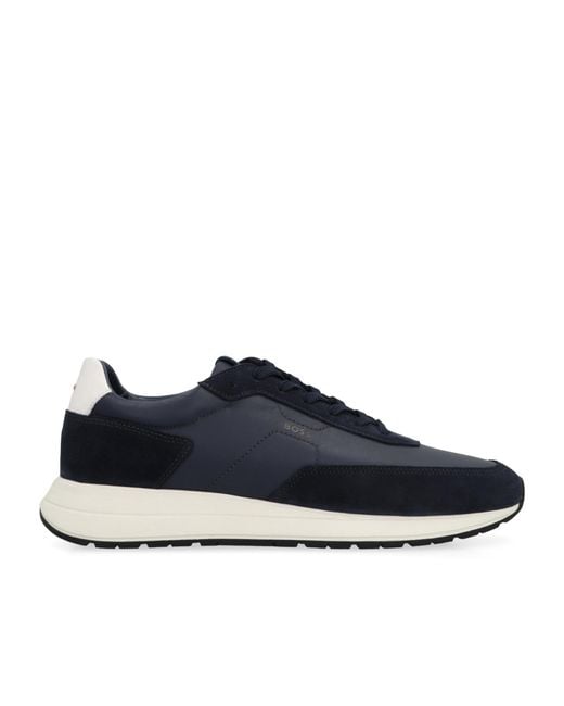 Boss Blue Boss Vinston Lace-Up Sneakers for men