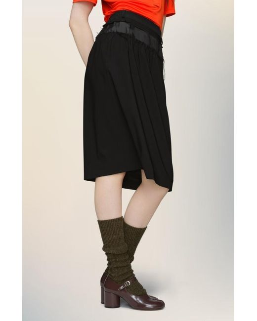 Maison Margiela Black Anonymity Of The Lining Skirt