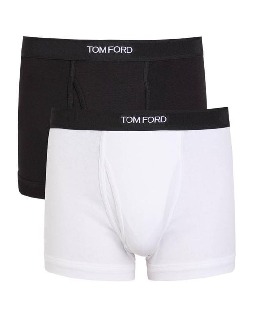 Tom Ford White Stretch-Cotton Boxer Briefs for men