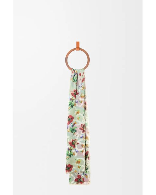 Loewe White Scarf