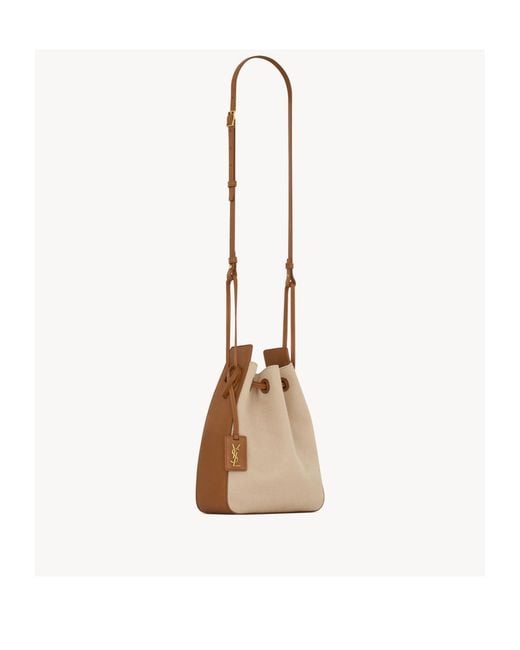 Saint Laurent Metallic Bucket Bag