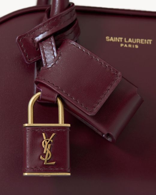 Saint Laurent Purple Sac De Jour Boston Mini Shoulder Bag