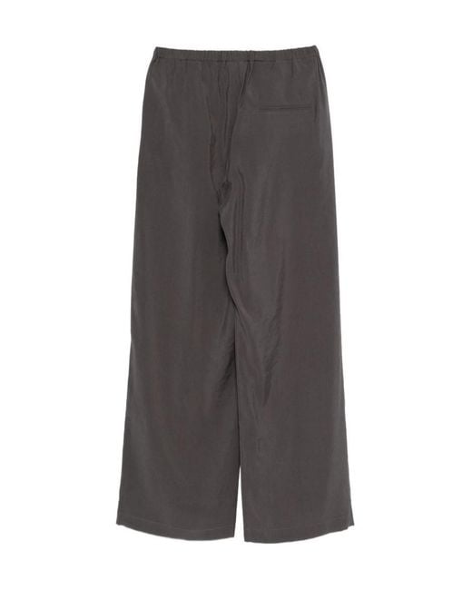 Alysi Gray Elasticated Palazzo Pants